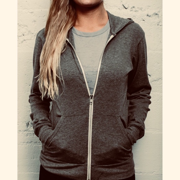 danskin now women's full zip vintage hoodie